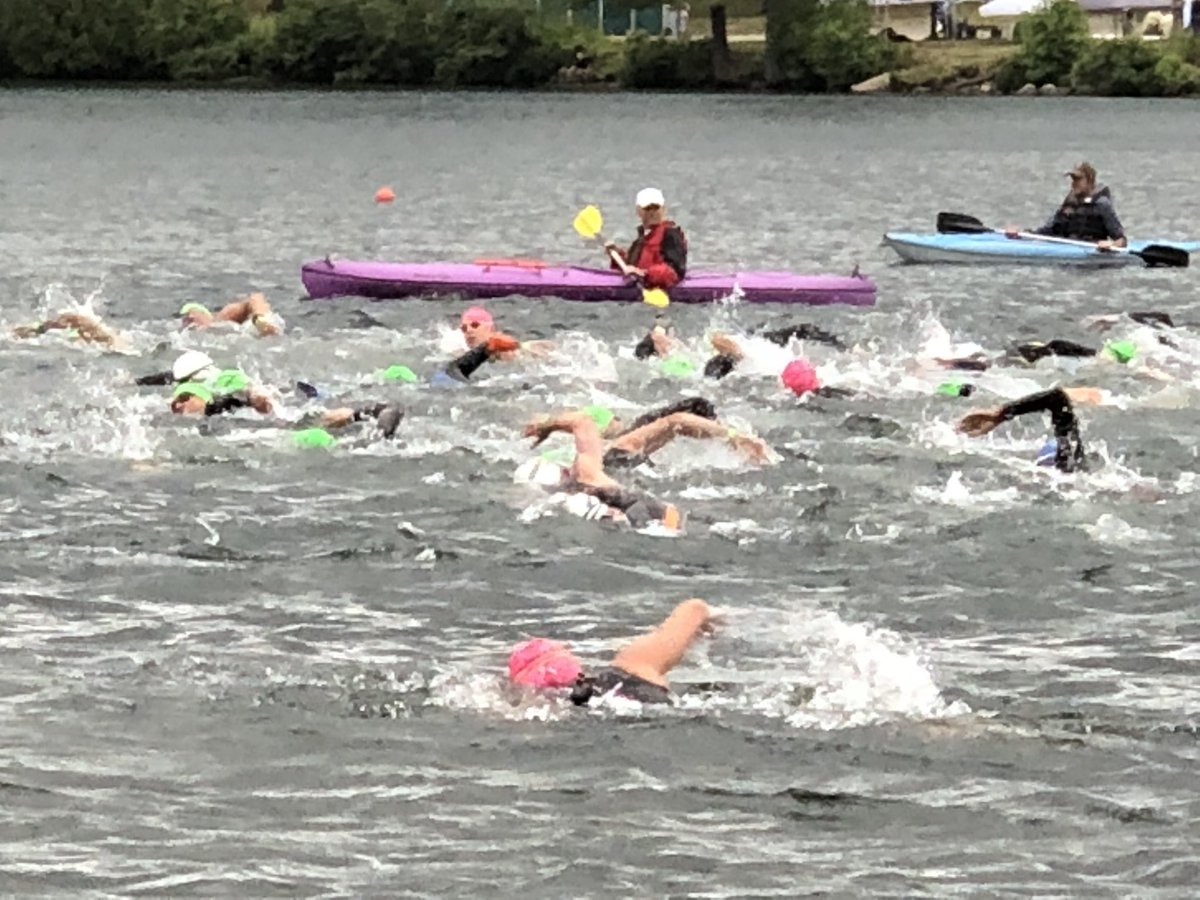 susanroeder's tweet photo. The craziness of the swim start! #imlp2018 https://t.co/B48rJwMx8T