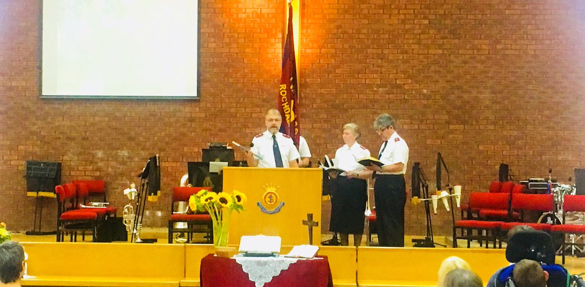 The induction of our new officers Majors Susan &amp; Amaro Pereira. <a href="/salvationarmyuk/">The Salvation Army</a>