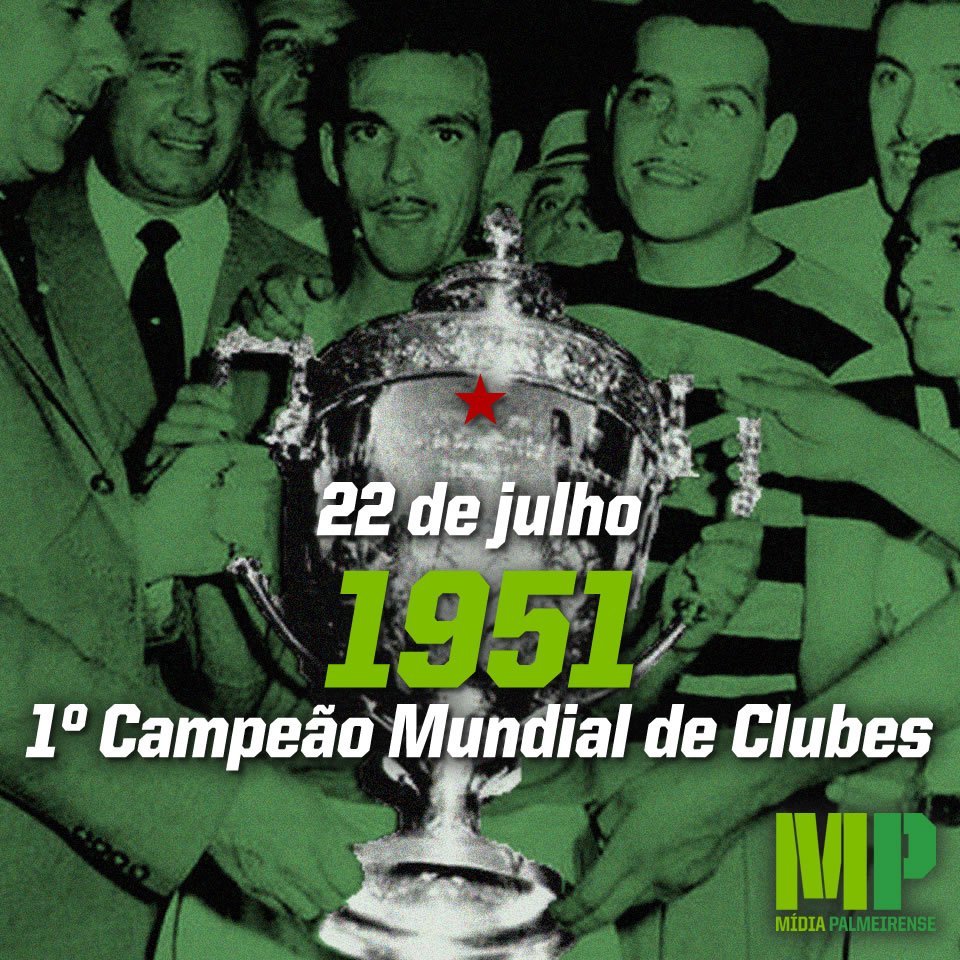 Poster Do Palmeiras - Campeão Mundial 1951