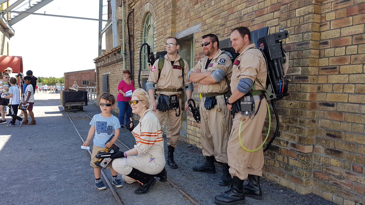 Woodhorn's tweet photo. #whoyougonnacall #ghostbusters keeping everyone safe @Woodhorn #InvasionIX today! #Iaintafraidofnoghost https://t.co/SmMwFhmMxr