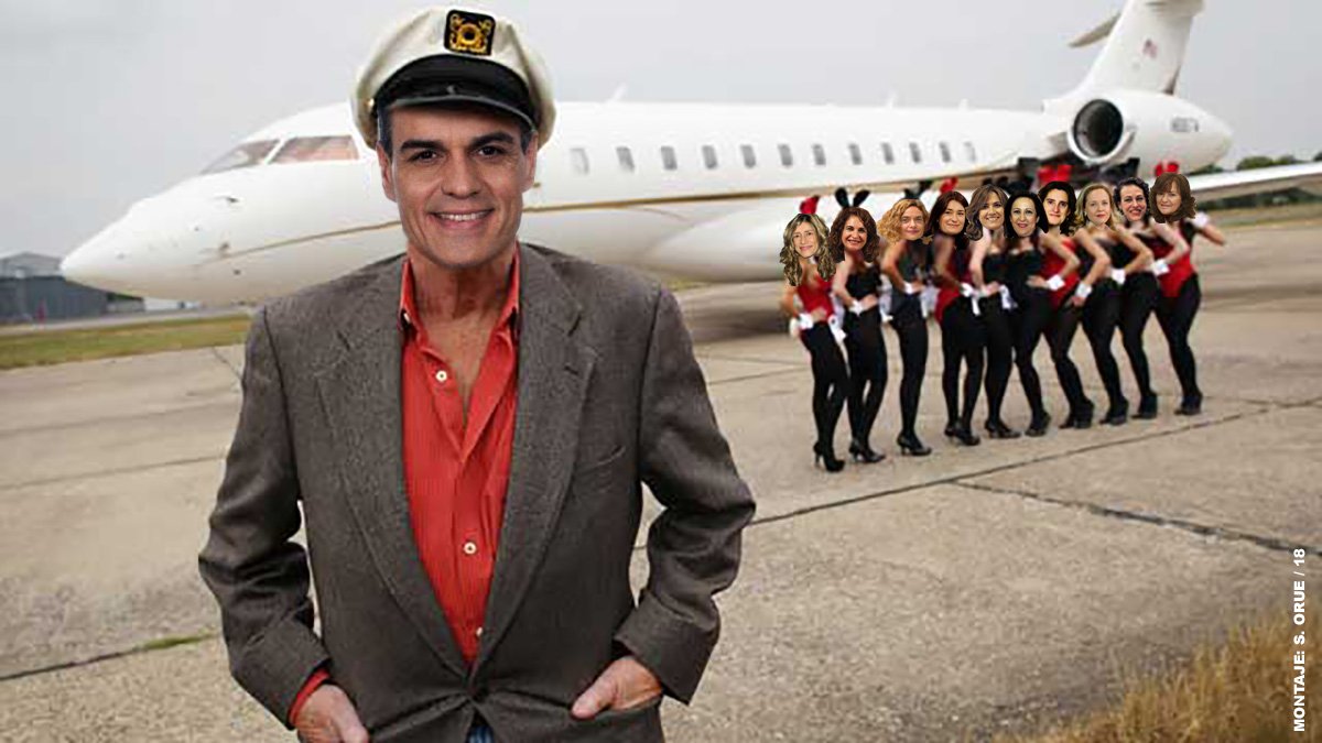 santi orue on Twitter: "Críticas a Pedro Sánchez por usar el avión  presidencial para acudir al concierto de 'The Killers'… "