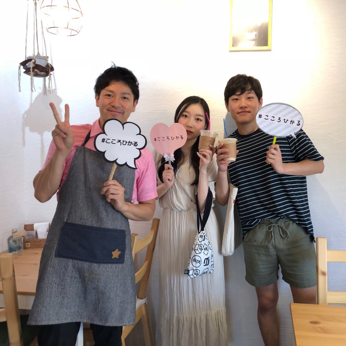 Cafe こころひかる 旅行中の韓国の方がテイクアウトしてくださいました Cafeここひかる 寺カフェ 心光寺 Cafe カフェ 天王寺 大阪 下寺町 コーヒー Coffee ハンドドリップ 抹茶スイーツ カレー ココロがキラキラと ヒカル Cafe