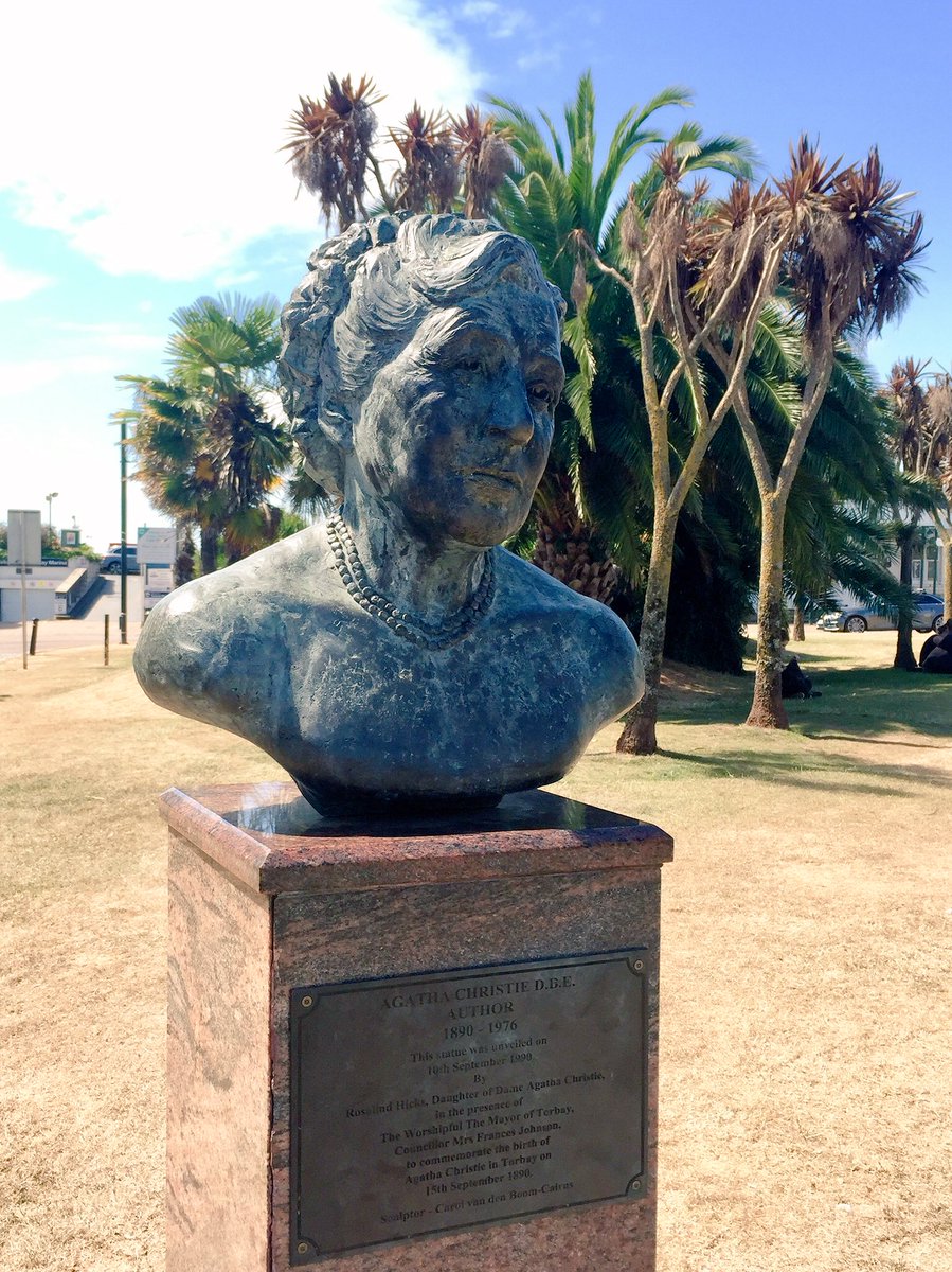 ollimahn's tweet photo. #AgathaChristie #Torquay #MSAmadea https://t.co/DrTjR6NCAR