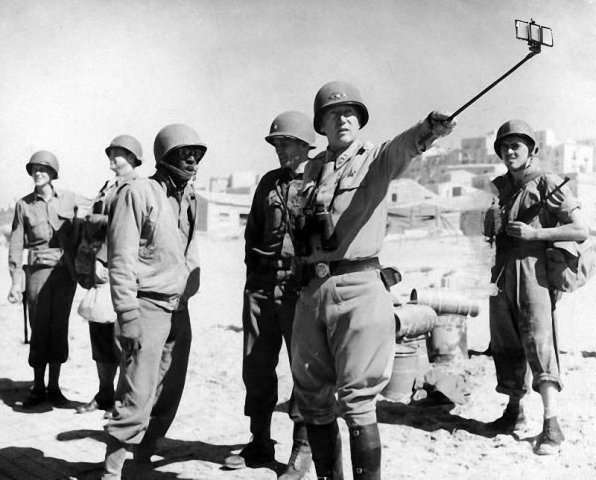 The  #selfie stick: a military history thread.Selfie sticks have, of course, been around as long as the wheel. But despite this, their use in the military can only be traced back to the 17th century.