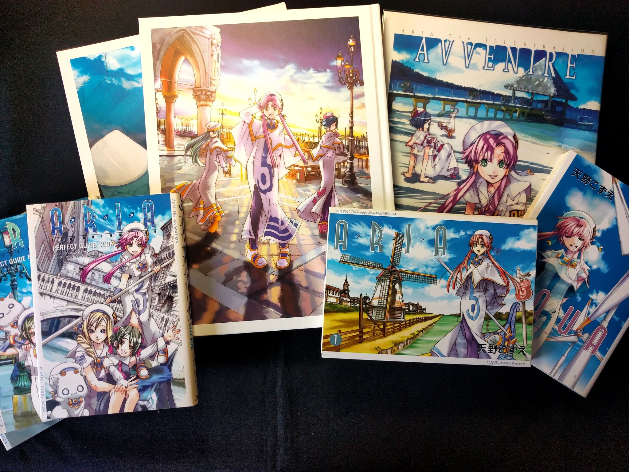 アラ氏さん No Twitter 何だかんだで Aria 関連書籍がたくさん揃って嬉しいです 幸せたっぷり漫画 美しい画集 アニメのガイド アニメの版権画集 素敵がいっぱい詰まった作品たち 本当に 大好きな作品です T Co 6fugm27wdt Twitter