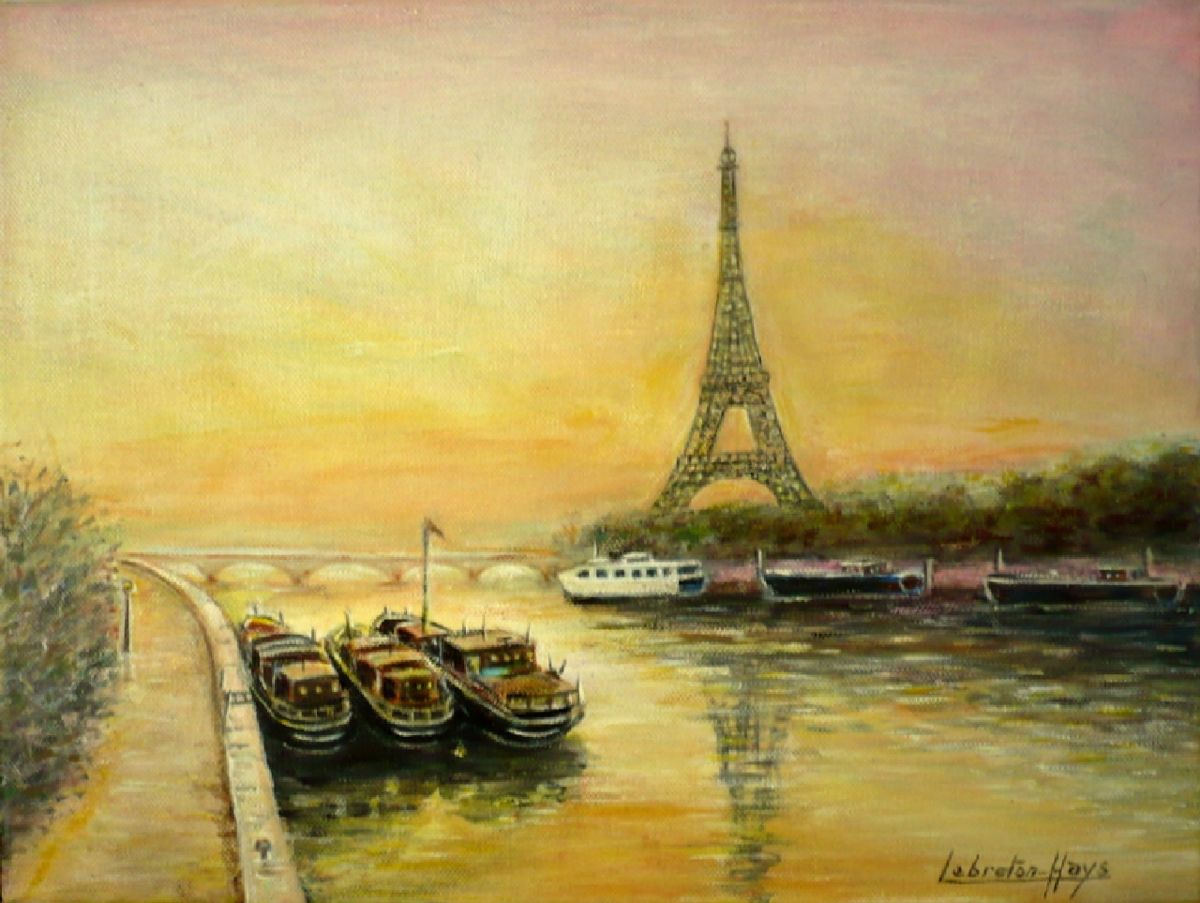 ParisAMDParis's tweet photo. Lebreton Hays 
Les quais de Seine    Paris 2014 https://t.co/UcWb87sAWo