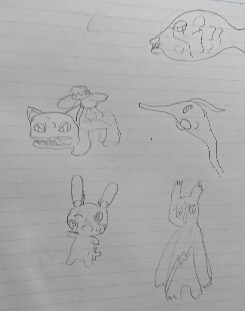 リプできたポケモンをうろ覚えで描く