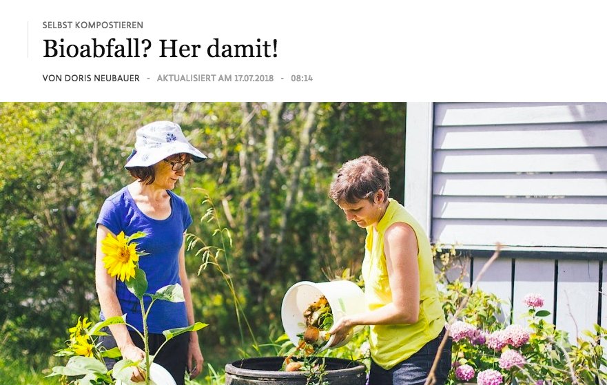 Brush up your German! ShareWaste and one of our superhosts in New Zealand Katrina in FAZ.NET - Frankfurter Allgemeine Zeitung. Do you have any friends in Germany or Austria? Invite them to ShareWaste! faz.net/aktuell/gesell…