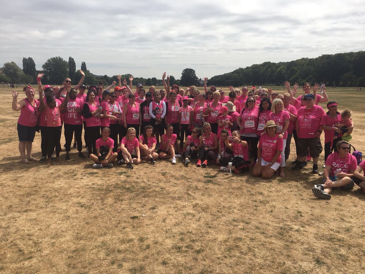 Great collaboration between Loudwater, Amersham and Gx for race for life today!