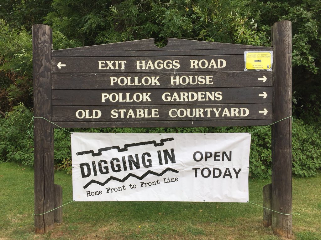 PeteC72's tweet photo. @BeechgroveGdn @GWandShows Pls rt! There’s a @WW1Allotment open day at the @WW1Dig trenches in Pollok Park today until 5pm - there’s WW1 inspired allotments, trench gardens and so much more. And there’s WW1 inspired cake - which is actually v tasty! #gardenhistory #allotments https://t.co/JcKV3XuJ8c