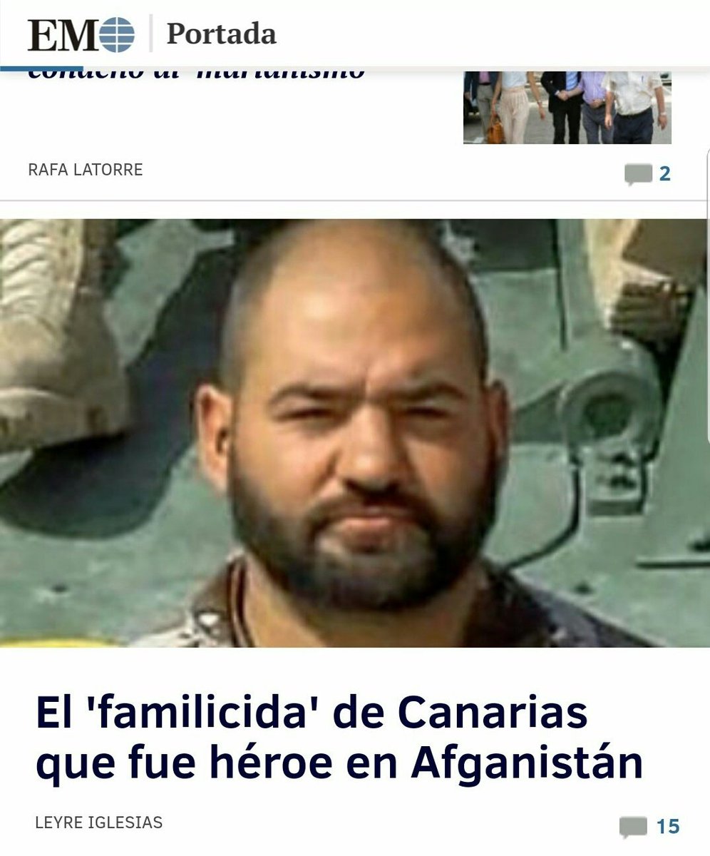 yaninasoviet's tweet photo. Un hombre mata a toda su familia PERO POBRECITO PORQUE FUE UN HÉROE EN AFGANISTÁN. 

MIRA ME CAGO EN MI VIDA. https://t.co/pP3PhB60e0