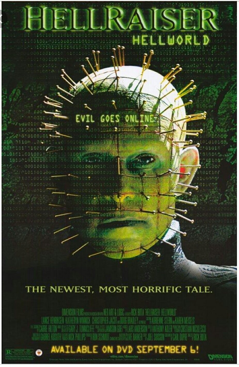 Santi Serrano Sedano on Twitter: "#hellraiser8 #rickbota Las nuevas tecnologías, internet y los móviles incorporados a la trama. Iconografía de #hellraiser,una fiesta macabra y desarrollo tipo slasher con #lancehenriksen #henrycavill y #katherynwinnick.
