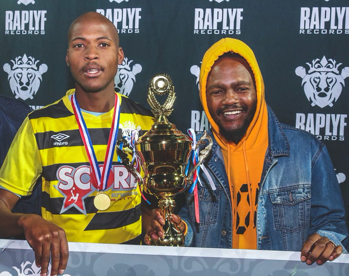 KwestaDaKAR's tweet photo. What a day it was yesterday! My legs are still heavy from the match we played, Haven't ran like that in a while! Congrats to #Zone3(Amabharete) for winning the tournament & S/O to #PeaceLovers for being worthy finalist! What a game! More pics on the #RapLyfWinterGames page. https://t.co/1cruImKjX8