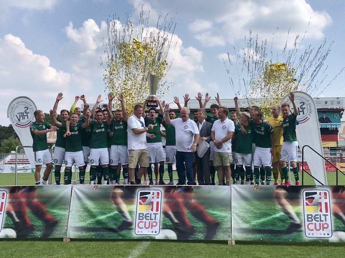 The @vfbluebeck is the very first Beltmeister after defeating the danish guests from Nykøbing FC in a hard fought final 2:0 in the #Beltcup 2018. The German/Danish football tournament will move to Denmark next year and continue to connect the #Fehmarnbelt Region through the sport