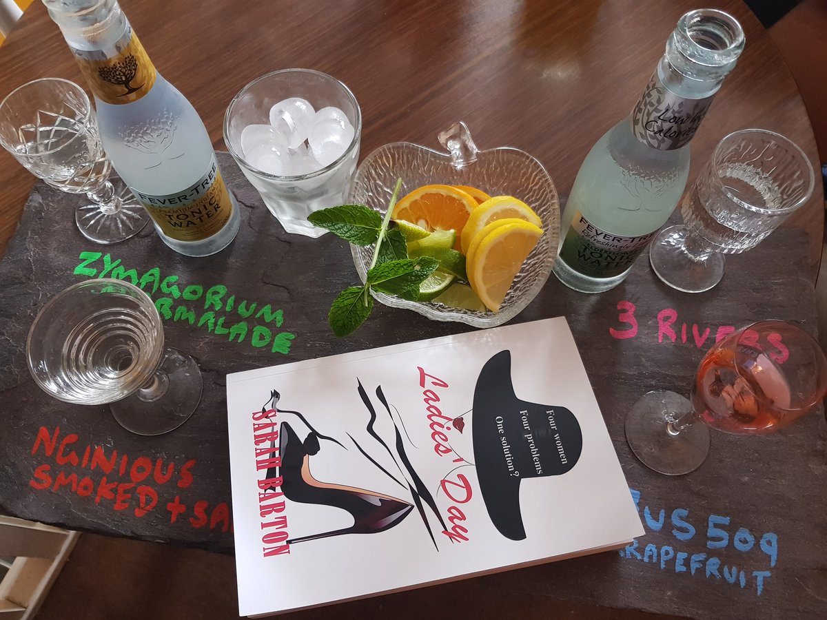 emmalbarton's tweet image. Saturday afternoon with a good book and a gin platter! Doesn't get much better than this :-) @S_Barton_Author