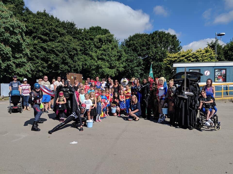 joel_for's tweet photo. Great turn out for Joels superhero walk today https://t.co/Jqta0ORh6Z