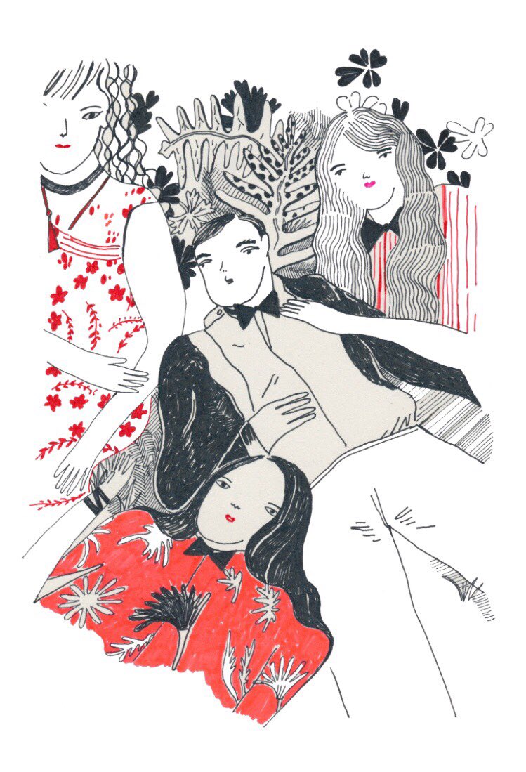 Krabert_krabert's tweet photo. 太田悠輝子さんにブランドのイラストを描いていただきました
#太田悠輝子 #yukiko_ota #クラバート #krabert https://t.co/MxvXUwjYGk