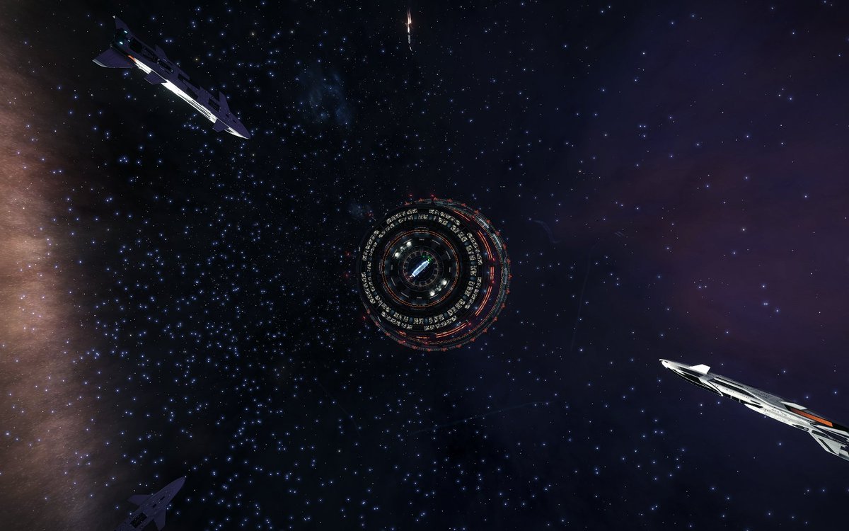 CmdrSoliest's tweet photo. The holding pattern at #JaquesStation in #Colonia is insane. This is a few mins ago. Last night it was even worse. Sorry for the CMDR I scared while coming back out the mailslot ;)
@EliteDangerous https://t.co/w3JESIJNtR