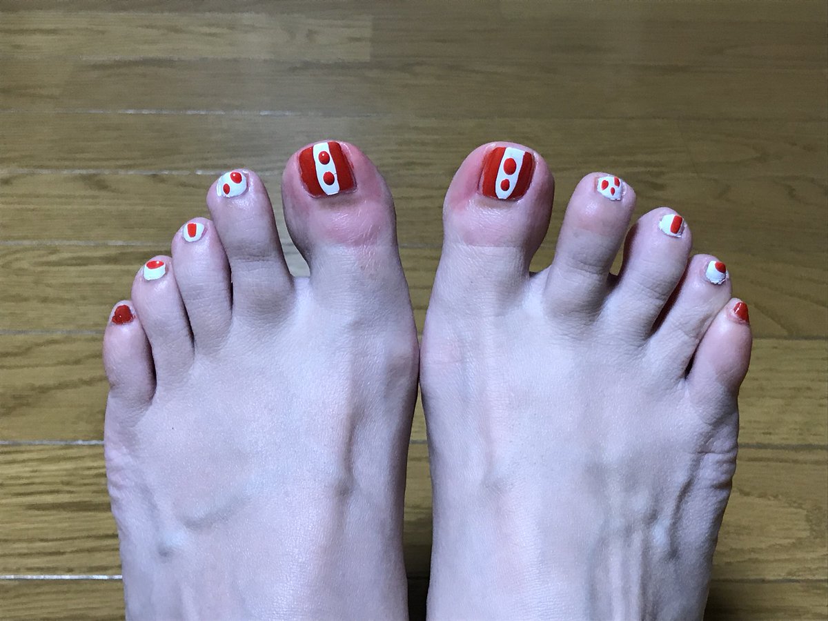 いろな On Twitter 夏 ペディキュア