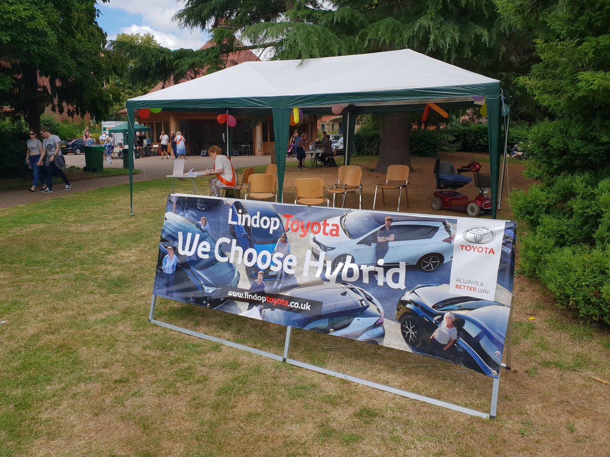 LindopToyota's tweet photo. We are at #funABILITY this afternoon, at Grosvenor Park in Chester, with @DIALWCheshire.
#CHR #Yaris #WeChooseHybrid https://t.co/131w5pvZ0c