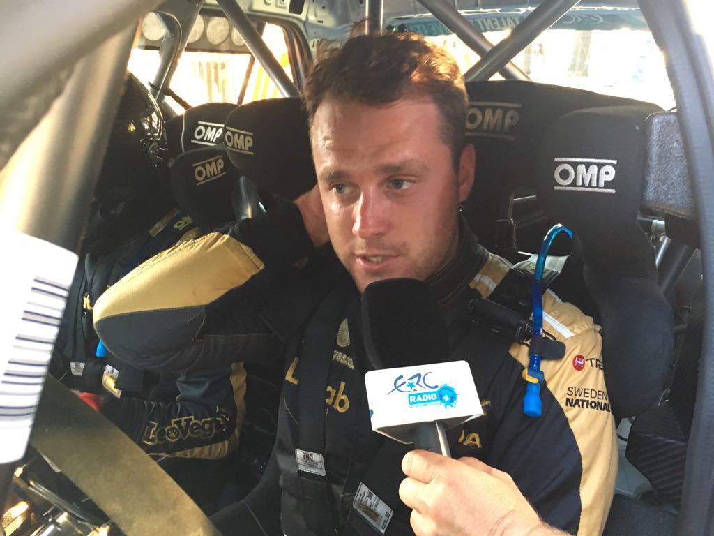 Stage 12 is underway. <a href="/FredrikAahlin/">Fredrik Ahlin</a> is safely through.

 #FIAERC #RallydiRoma #GotTalentProveIt