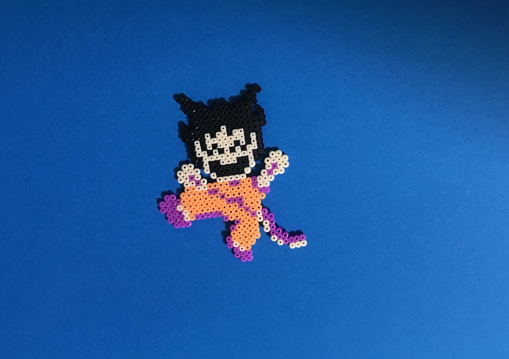 ヤスニコル 今日のビーズ ドラゴンボール 神龍の謎の悟空 スペースインベーダー スペースインベーダーはアイロン失敗しました アイロンビーズ ナノビーズ ミニフューズビーズ