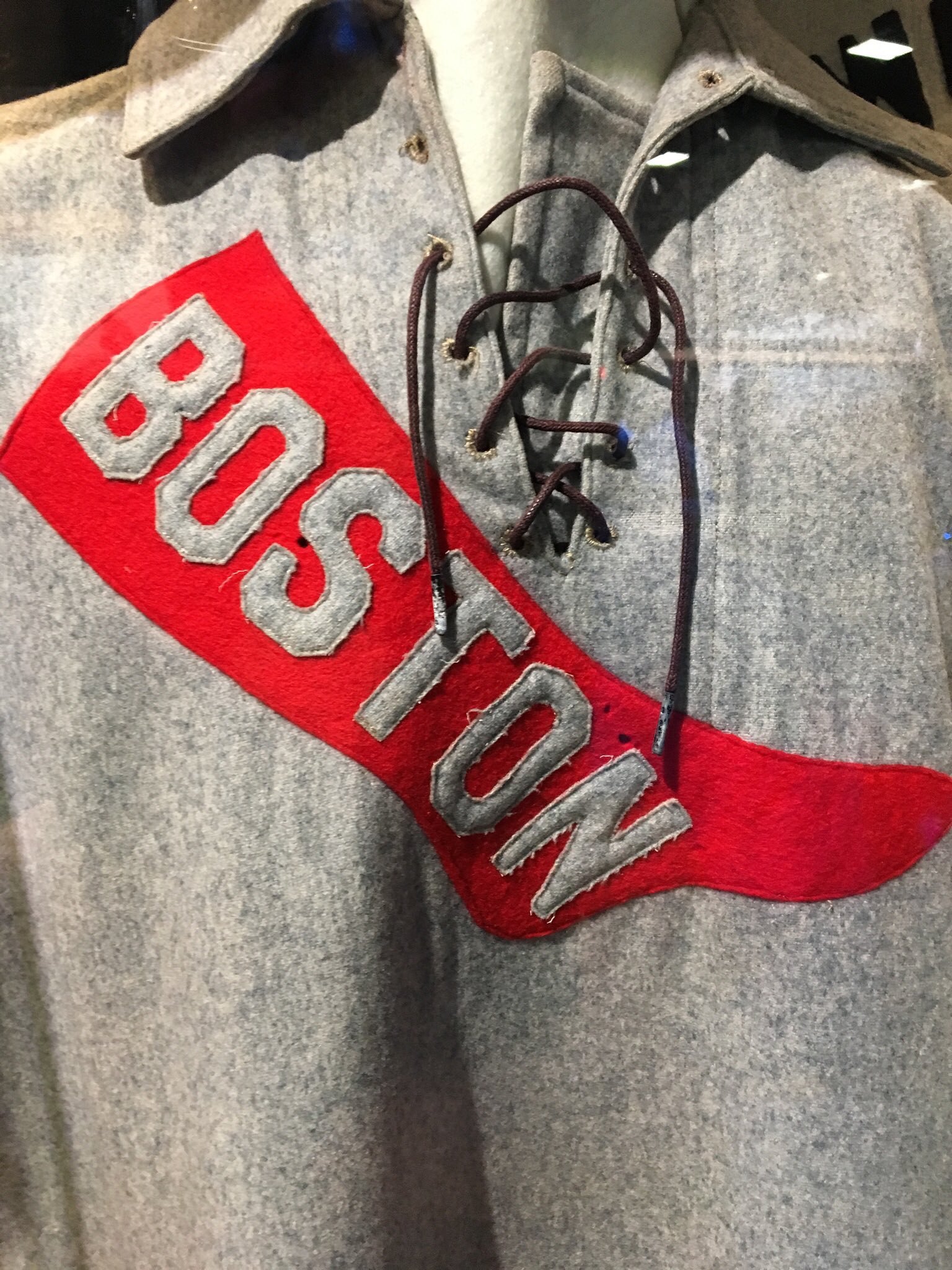 Todd Radom on X: From last week in DC: game used 1908 Boston Red Sox road  jersey, first season that they went by “Red Sox” and a one-year uniform  design.  /