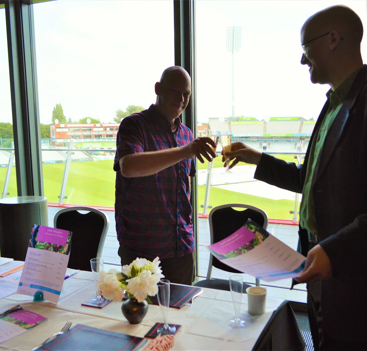 HeatherHenry4's tweet image. Thanks to everyone who came to our @nhsalliance stall AKA Wellbeing Cafe at #CommunityWellbeing event on Thursday to discuss some of the most pressing wellbeing issues over a nice glass of fizzy (grape juice!)