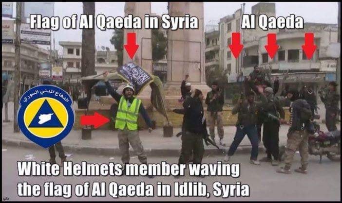 Ruthanasia's tweet photo. #WhiteHelmets are NOT Heroes! They're #Mercenaries #Murderers #FalseFlaggers #Provocateurs #NATO and #Israel #ProxyArmy part of #AlQaeda in #Syria #DontBeFooled Coming soon to a city near YOU #Canada #Europe Watch out for #FalseFlags - #Iran #WatchYourBack! https://t.co/ONg8a05IN2