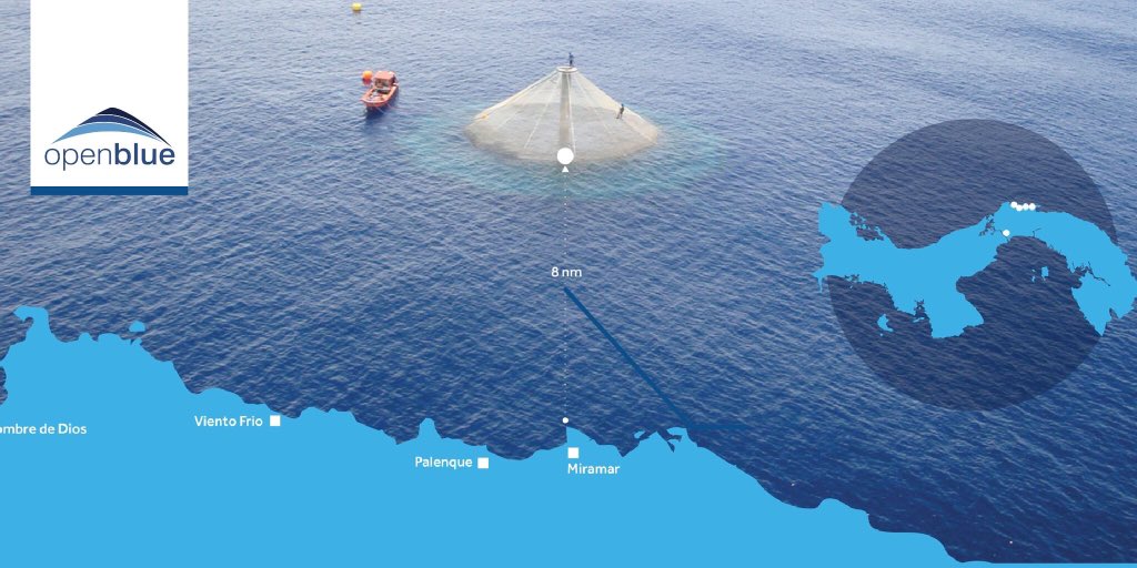 OpenBlueCobia's tweet photo. Pioneers in deep sea fish farming,
our #SeaStations are 8 nautical miles from the coast, deep in the open ocean π
Reverence for the ecosystem of fish, ocean and people is what #openblue is all about!
... #vision #aquaculture #cobia #farmtotable #oceanfarm #sustainable πππ https://t.co/56RInzFPYZ