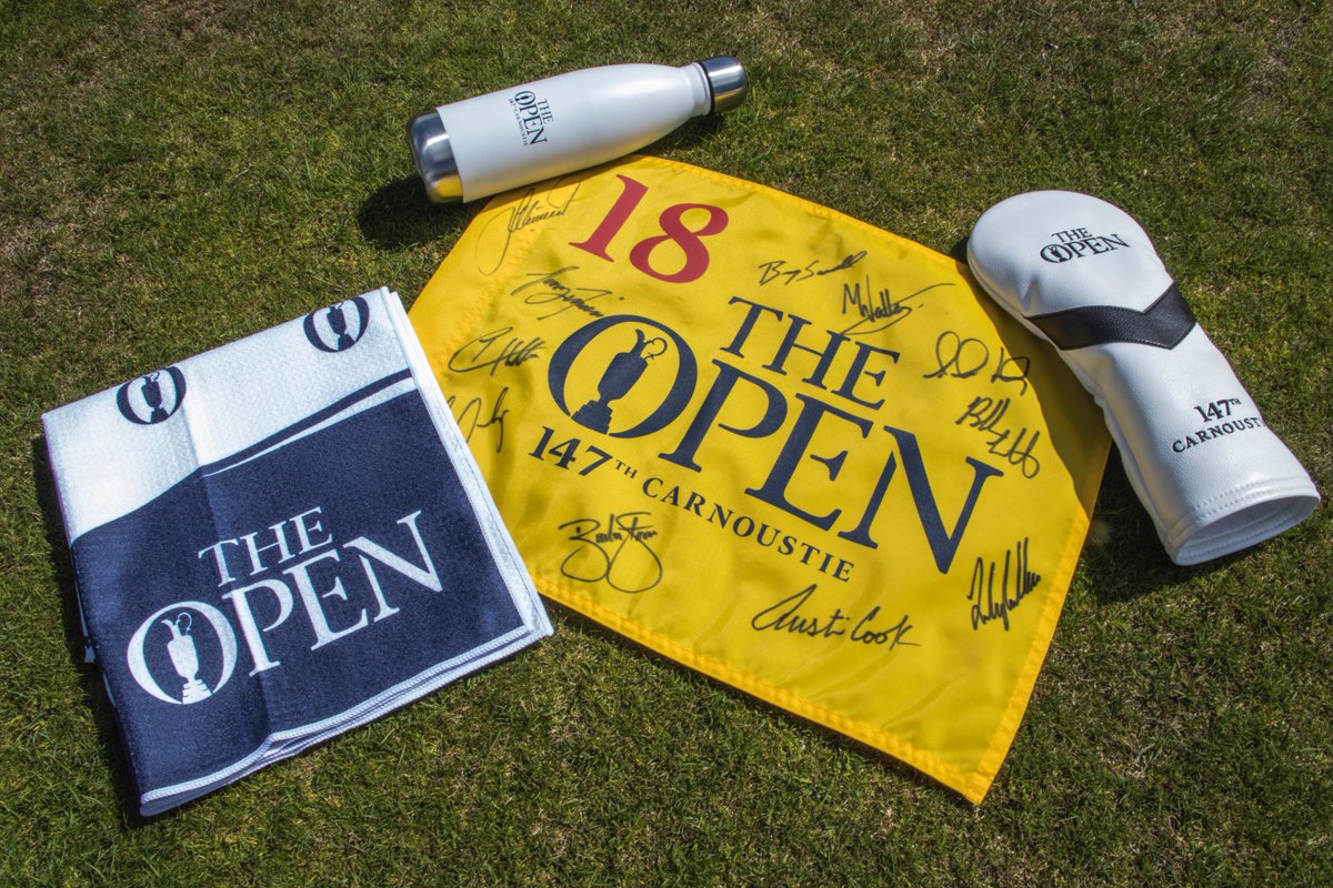 Straight from Carnoustie. RETWEET for a chance to win a signed flag from #TeamPING and merch from #TheOpen. (Random winner announced here, 7/23. Must follow us to win.)