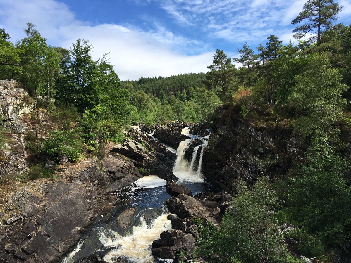 A lovely morning rock hopping and salmon spotting at Falls of Rogie. 

#rockhopping #salmonspotting #fallsofrogie  #northcoast500 
#highlandsofscotland #rogiefalls
