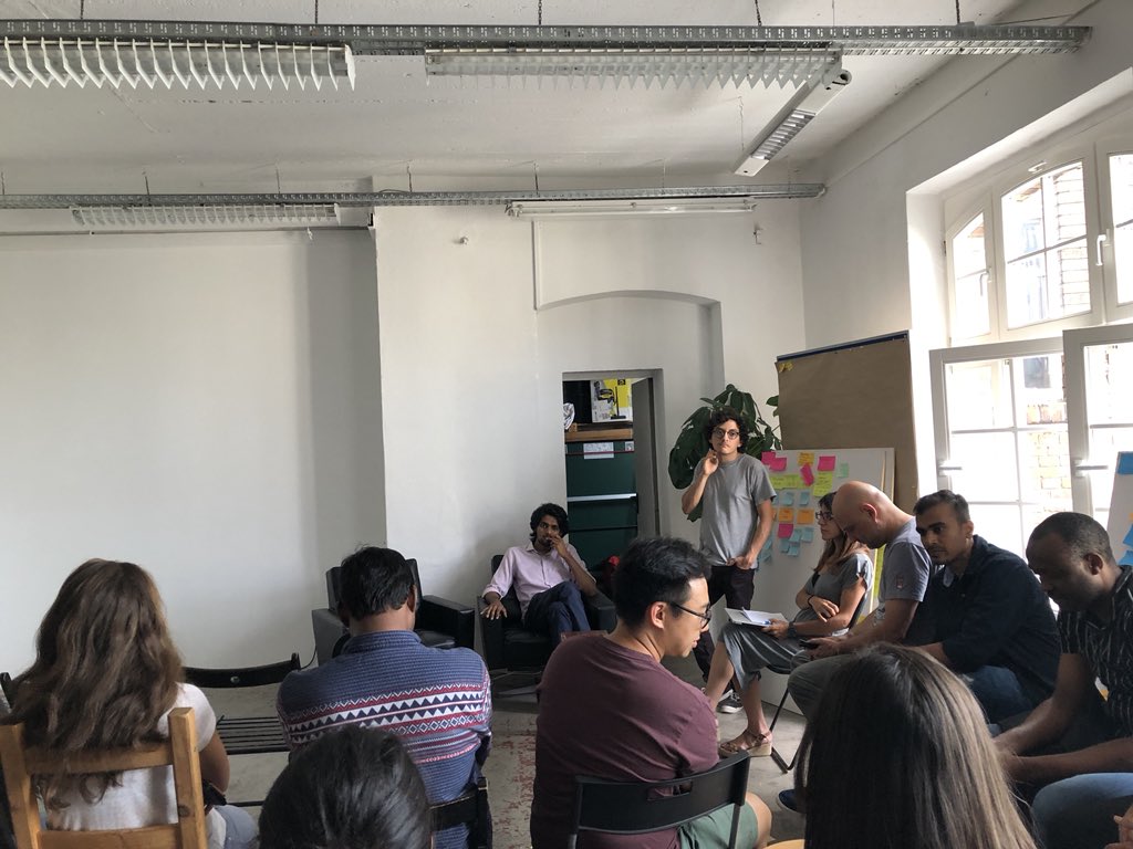 anoizet's tweet photo. After an intense weekend time to present the results of the #DataScience sleepover weekend #malaria #aiscope #berlin https://t.co/VQl4mwiBoN