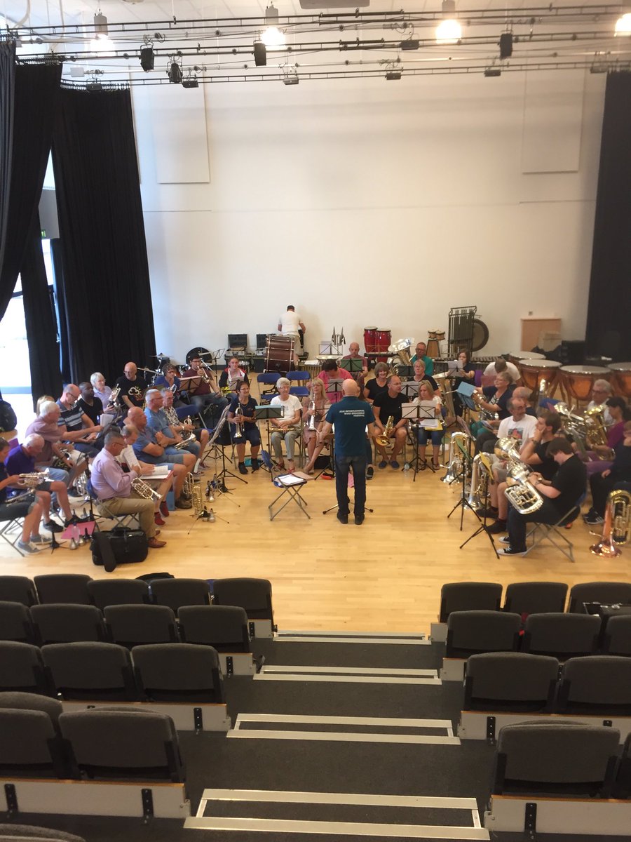 Getting ready for our 1st rehearsal, record number of delegates!!!