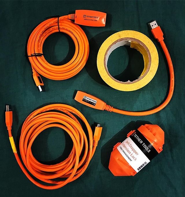TetherTools's tweet photo. #repost📷 @hpickeringphoto Nerd Alert - when replacing all your knackered tether cables and laying the shiny new ones out ready for a shoot makes you happier than it probably should 😂 #photographersproblems #advertisingphotography #advertisingphotographer #tethertools https://t.co/VX4NR9vHPL