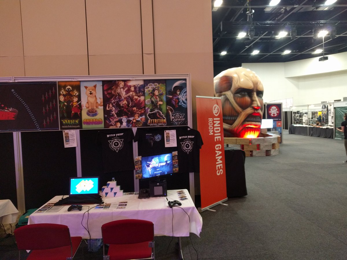 Check out these photos of CK showing at AVCON from the weekend! Our favourite was the TREX playing Witch Thief!

#avcon #gamedev #trex #cosplay