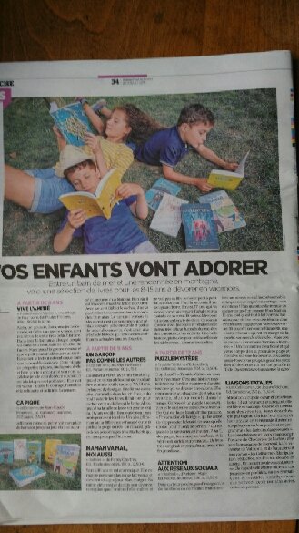 Voilà ! #Interfeel #lecturedete #vosenfantsvontadorer avec @le_Parisien et @pocket_jeunesse