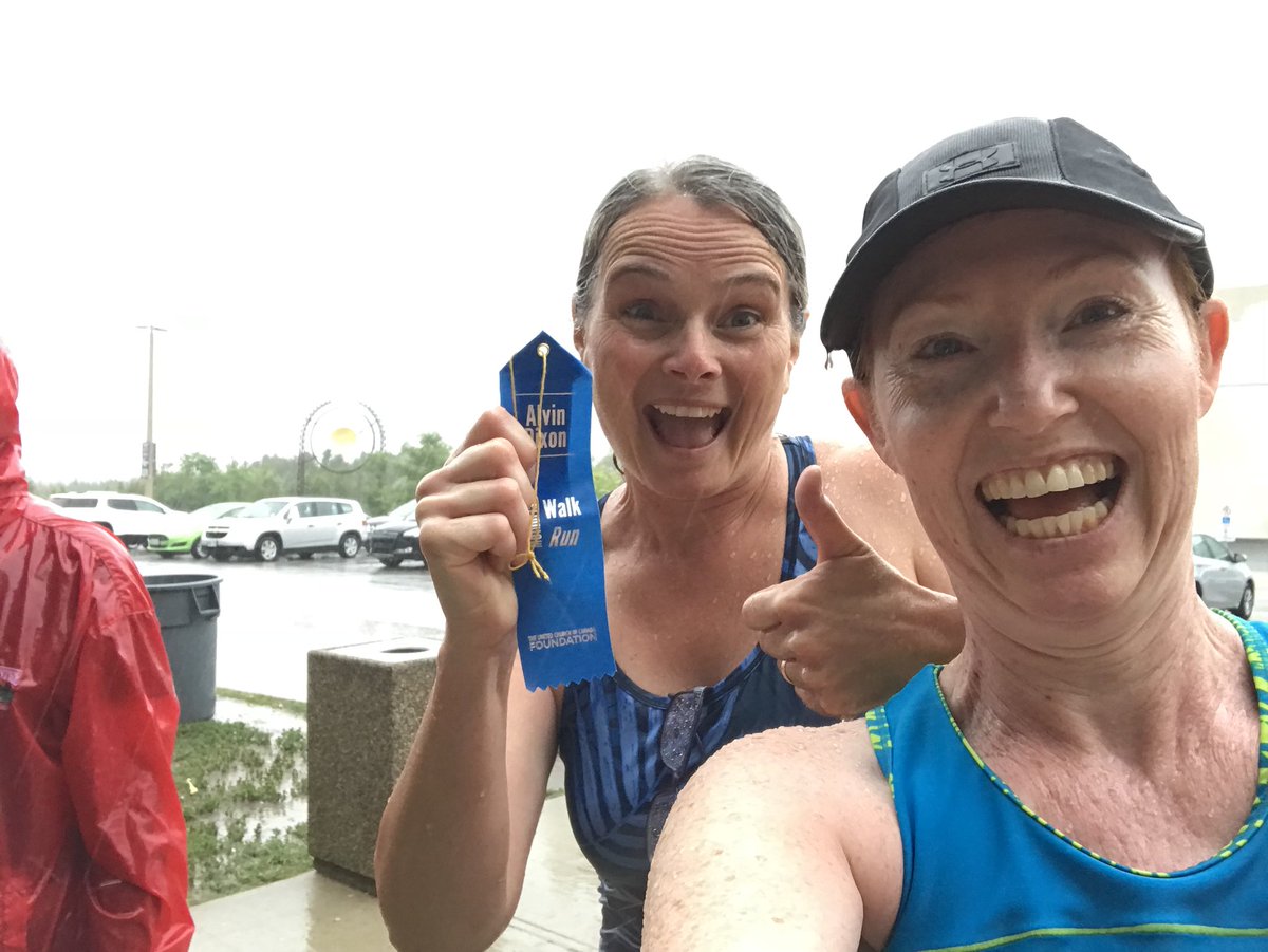 RevKimHeath's tweet photo. #AlvinDixonRun done in the pouring rain with @wandastride #GC43 https://t.co/Nw6Xw0vKyp