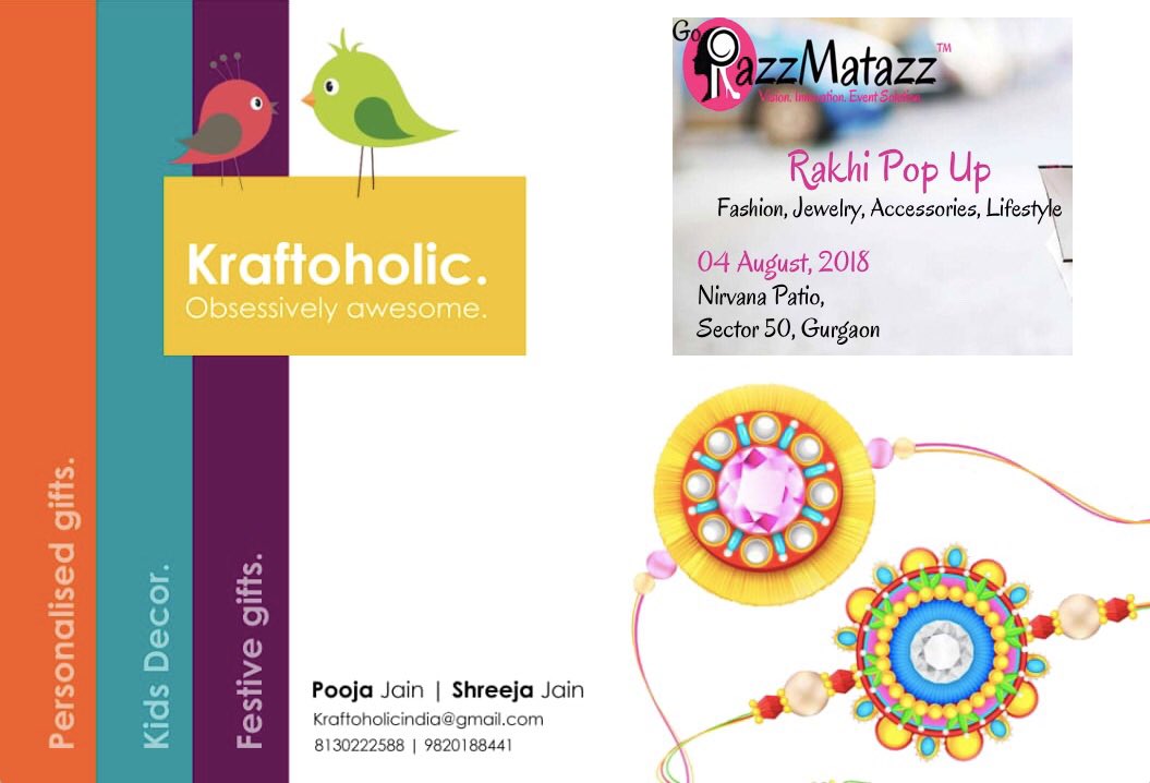 razmatazzdesign's tweet photo. #GoRazzMatazz #Exhibition #Fashion #Lifestyle #Shopping #Jewelry #HomeDecor #Accessories #Chocolates #GiftItems #OneStopShopping #Rakhi #Teej #04August #Gurgaon #Gurugram #WeAreGurgaon #WhatsUpGurgaon #Gurgaon #Gurugram #BeThere @wearegurgaon_ @whatsupgurgaon https://t.co/fKHltqyCo1