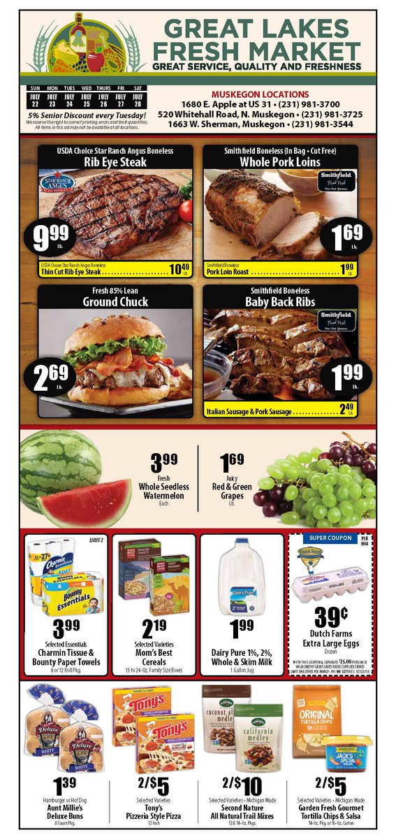 GLFreshMarket's tweet photo. Ribeye Steak, Thick Cut Pork Chops, Chicken Legs &amp; Thighs.... because no one has friends over to microwave. https://t.co/PeNncV5pDn