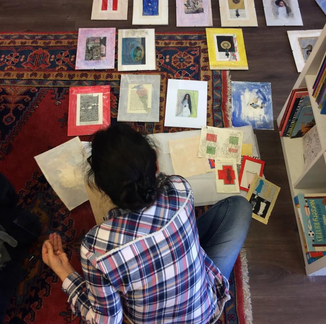 KayhanLife's tweet photo. Weaving together images and visual elements from Iran’s recent past, a powerful story is told by artist, @ftakhtkeshian 

#KayhanLife caught up with #FatemehTakhtKeshian for a discussion about her work and background: https://t.co/erANpNqRRm

 @booksat247 curated by @ZellijArts https://t.co/NouUf9LwYi