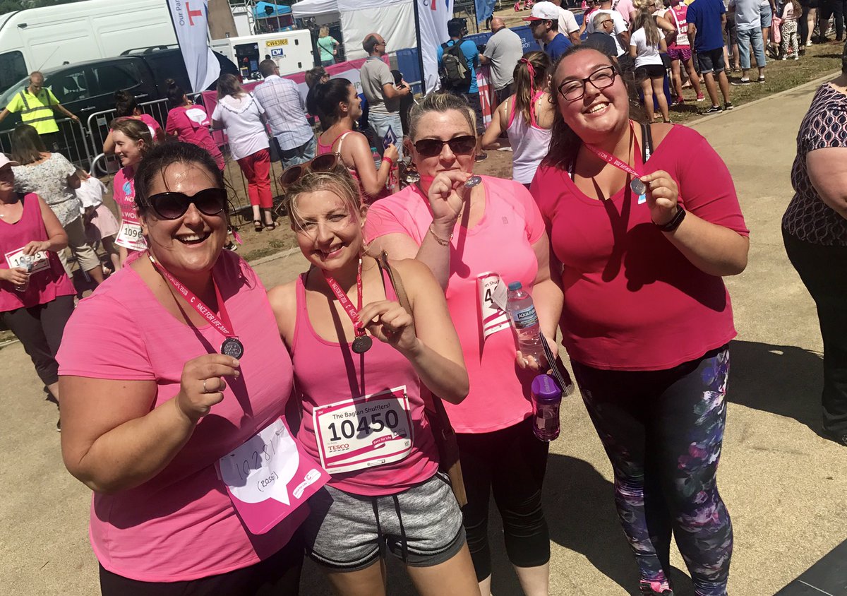 jones_robert2's tweet photo. Corporate nursing ladies (aka the Baglan Shufflers) Well done for completing Swansea's race for life👍@ABMhealth https://t.co/QrD8qyrbFM
