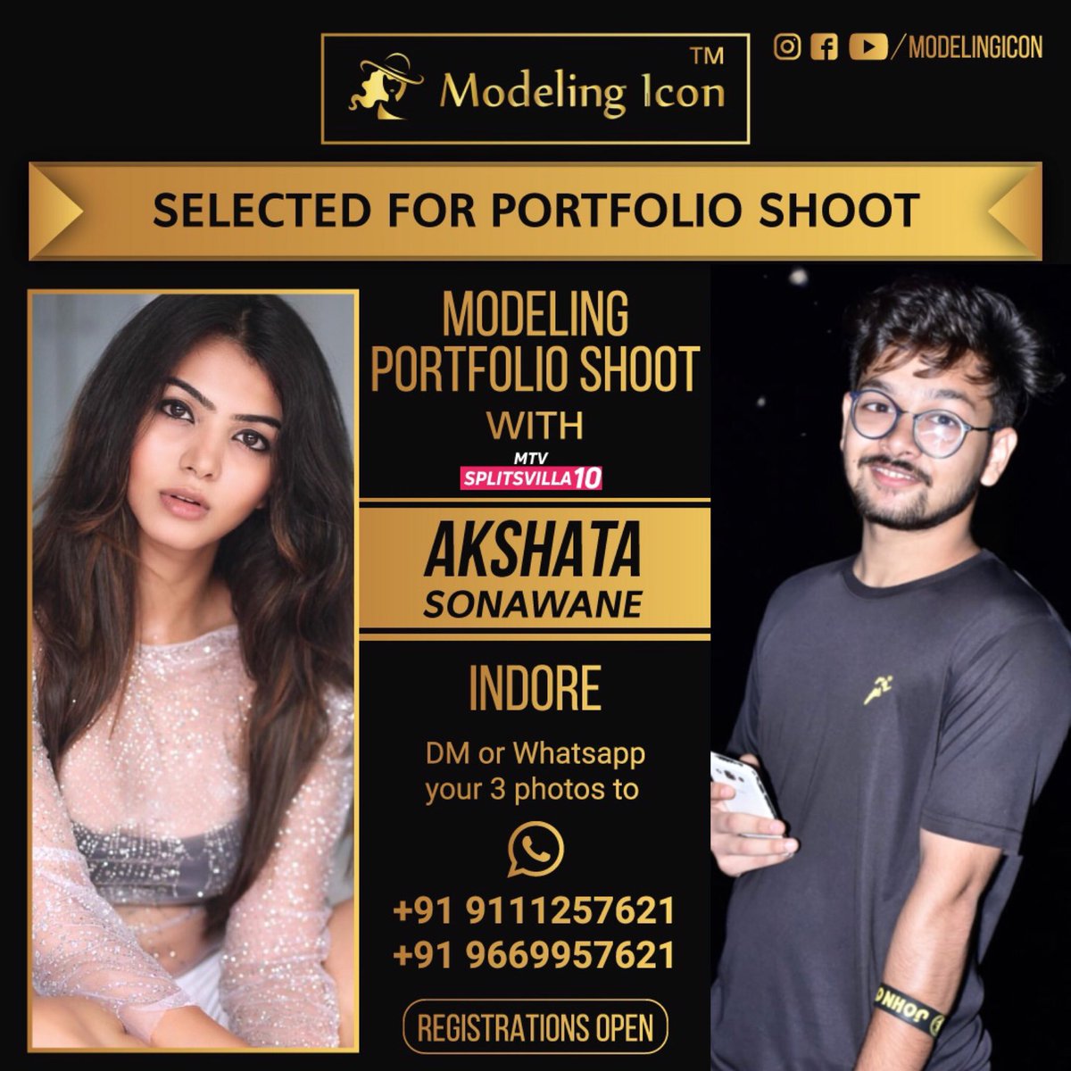 modelingicon's tweet photo. Shubham Thapak - Selected https://t.co/zIvwTnpFQi