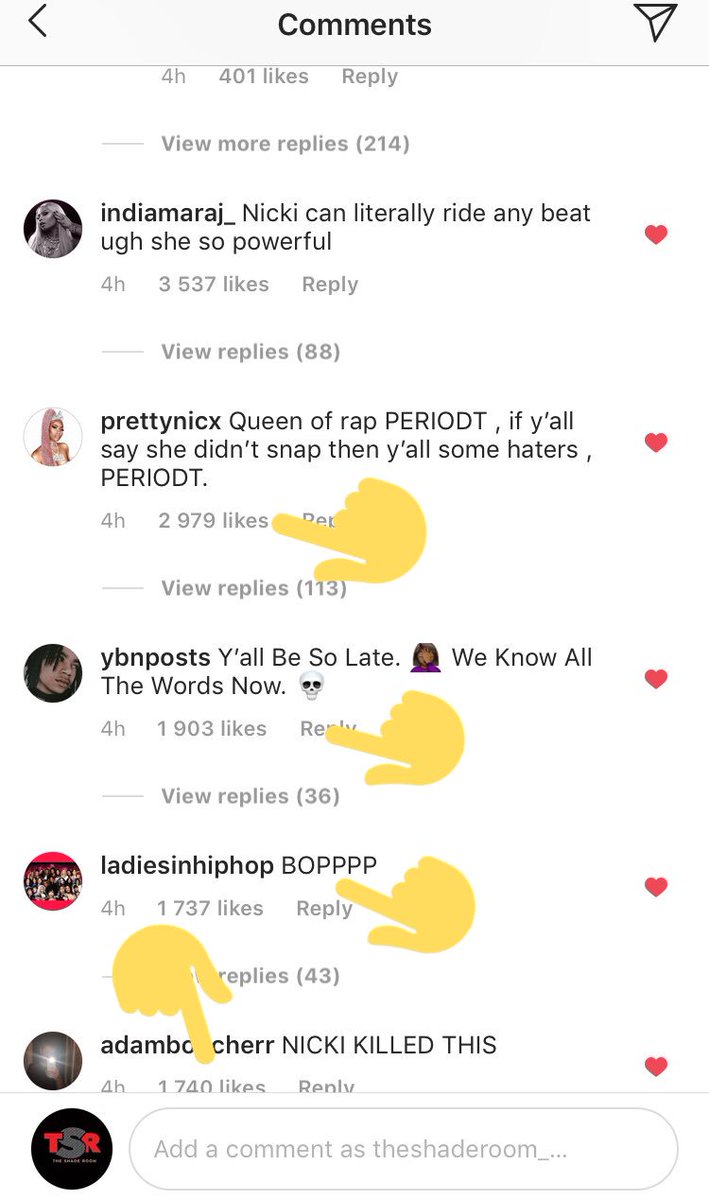 WORLDWIDENM's tweet photo. Here are all the positive tweets that were deleted by TSR. #FEFE got positive reviews with all those comments getting close to 5K+likes. They say we are paranoid but nah the hate train is engineered and paid for. Go tell me if you find any of these comments. TSR is gross 🖕🏽🖕🏽 https://t.co/hyxt4PFqhM