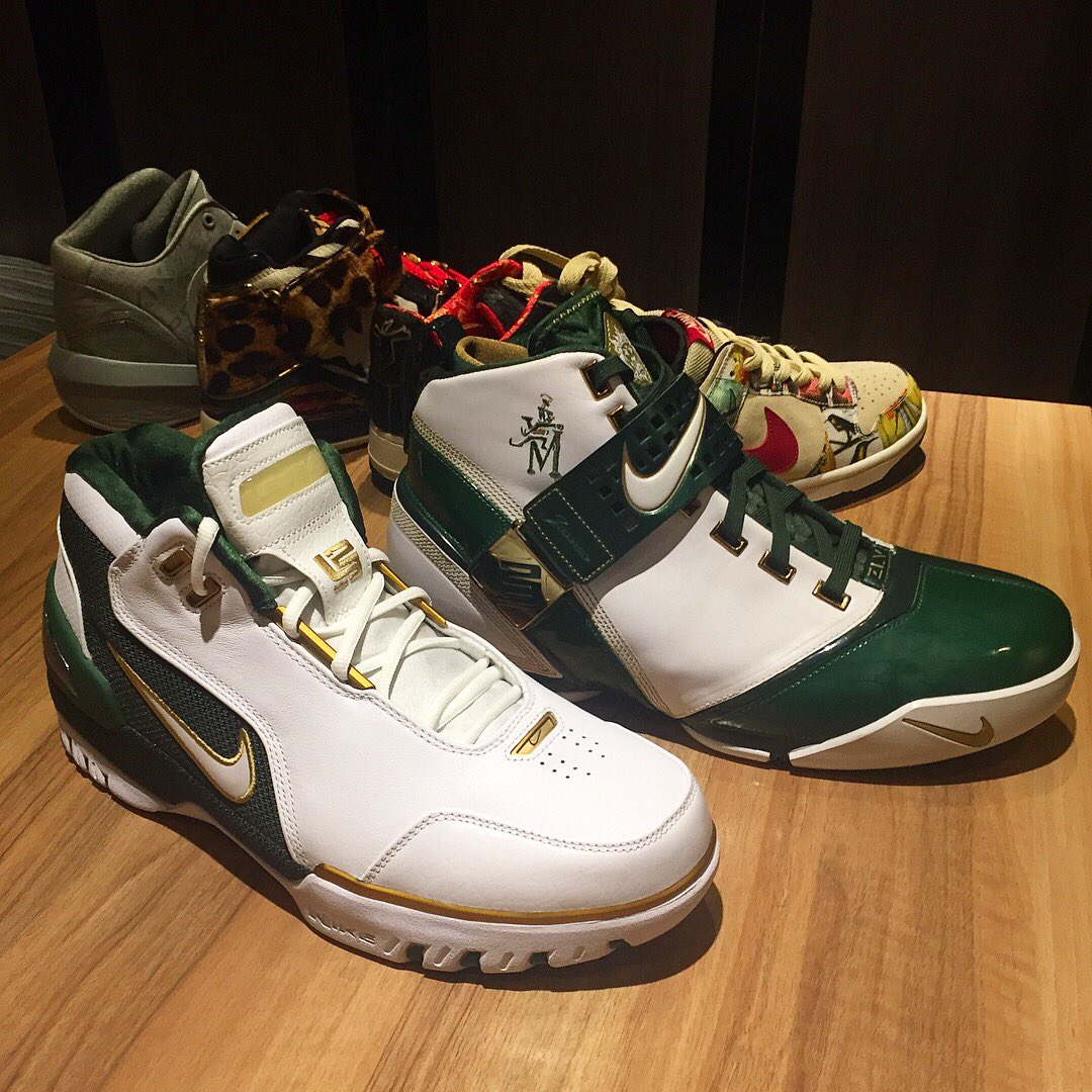 rrryyy1103's tweet photo. 昨日のお昼は若干二日酔いの中、偉大なお方と #スニーカーを肴に美味しくお酒を飲む会 を。👟
靴だけで無く、色んなお話が出来て非常に楽しいひと時でした😊✨

#NIKE #dunklowsb #paris #parisdunk #AF1 #horsehair #lebron2 #beast #airjordan #AJ2010 #3M #laser #lebron5 #SVSM #airzoomgeneration https://t.co/YuLiS6rxQj