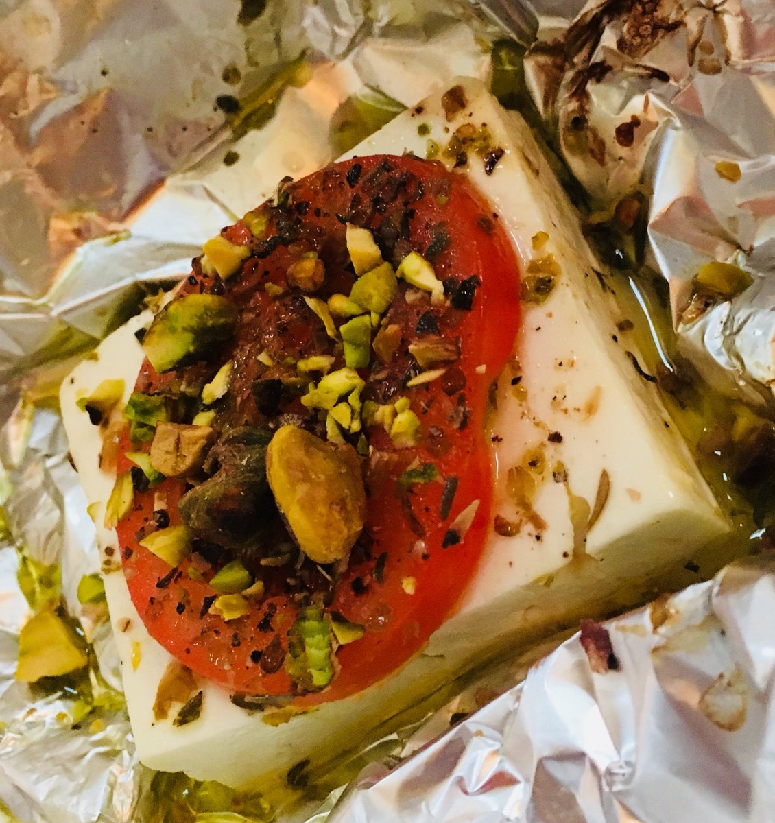 Feta, Tomato and Pistachio Baked Foil Parcel from the weekend “School’s Out” Finca food and drinks at Poundbury - thanks to everyone who turned out, it was an amazing weekend.