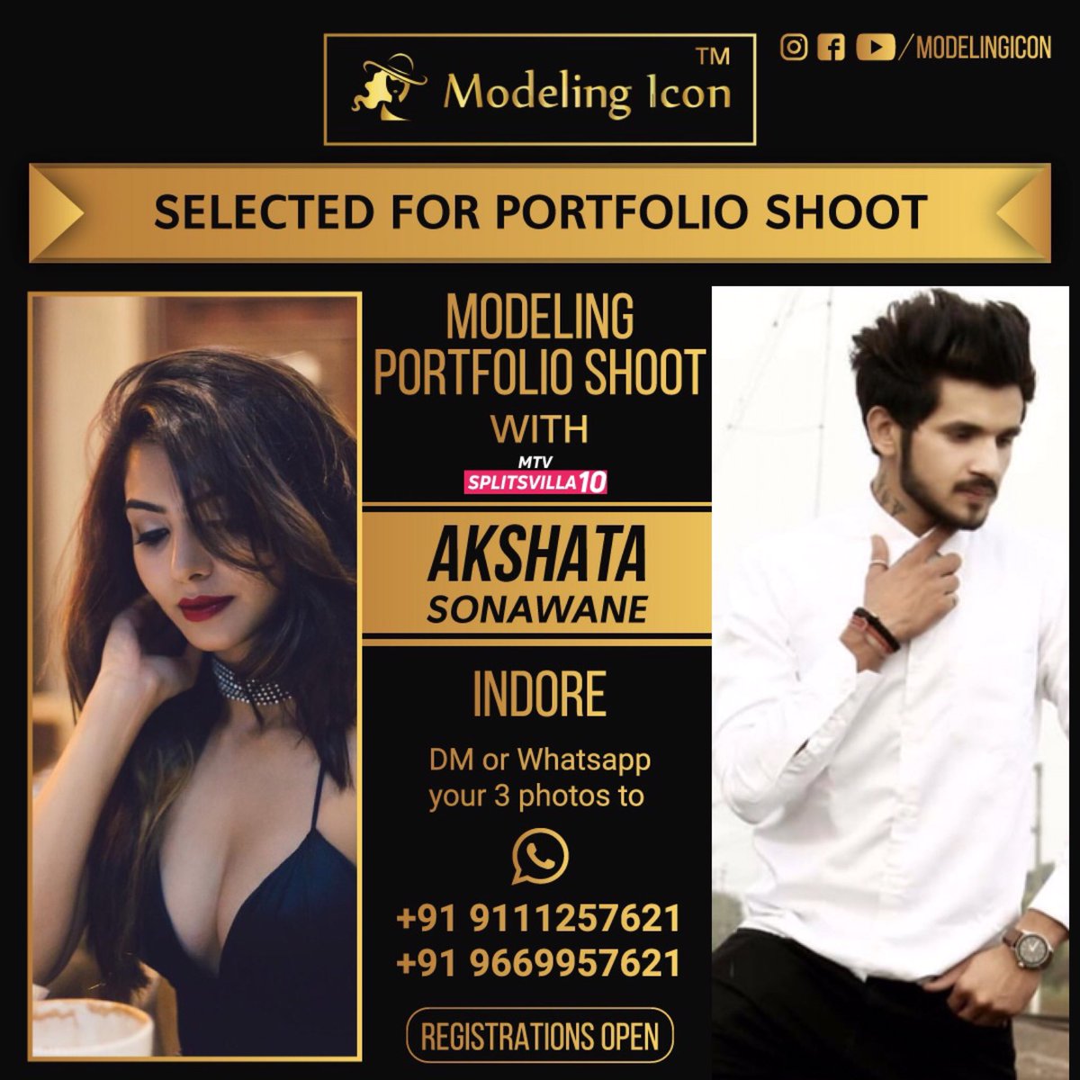 modelingicon's tweet photo. Mohit Gour - Selected https://t.co/E1zspicioU