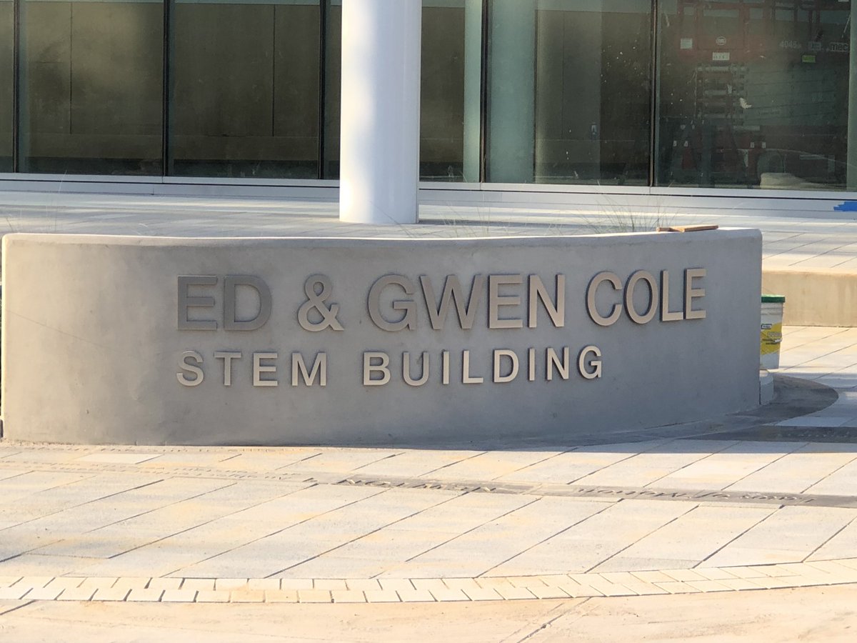 sfaCompSci's tweet photo. Sunday morning peek at the #ColeSTEMBuilding ! Join us for the ribbon cutting on Tuesday, July 24th at 1:30. @sfa_phyegrast  @cosm_sfa @SFASU #AxeEm https://t.co/bYCoLwaX3M