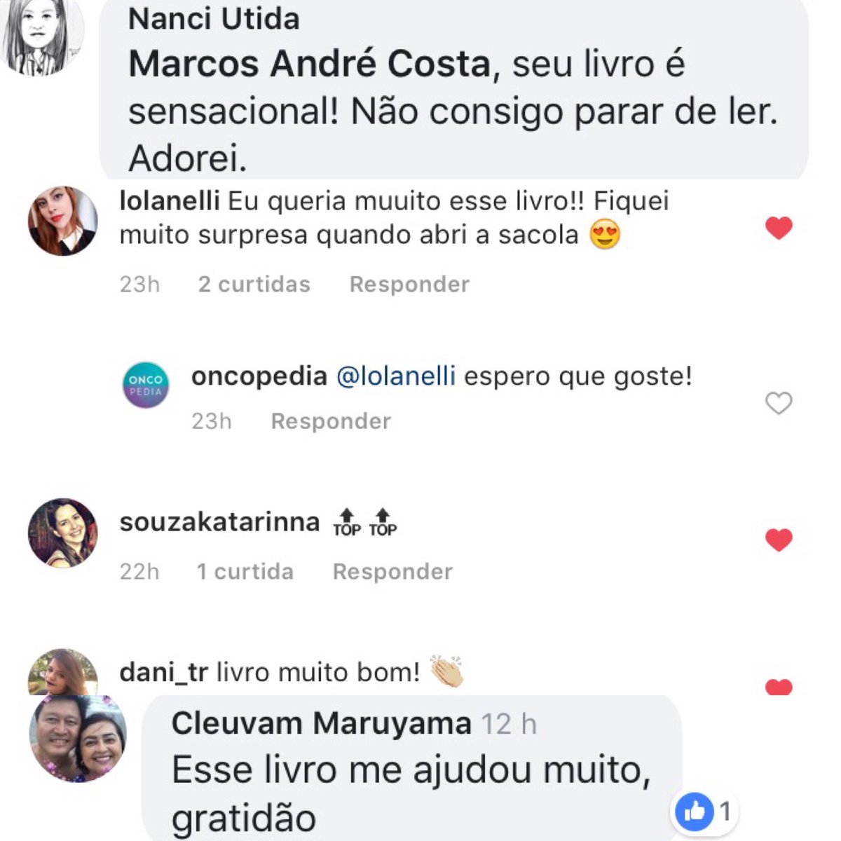 onco_pedia's tweet photo. Algumas manifestações do Instagram, Facebook e Twitter do #oncopedia sobre meu livro "Coisas que vi:..." https://t.co/BzqPb37wdq. Some manifestations of Instagram/Facebook/Twitter of  #oncopedia about my book "Things I've seen:.. Avaiable on https://t.co/BzqPb37wdq. https://t.co/shtsJPuJPD