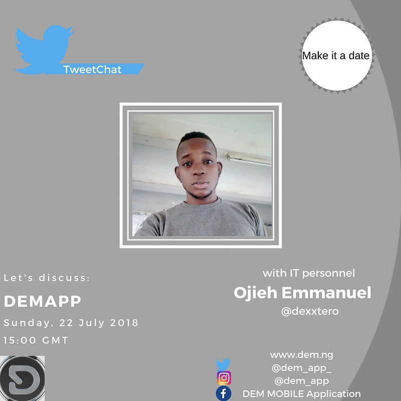 DEM_App_'s tweet image. And we are on! 

Join in the conversation! @dexxtero